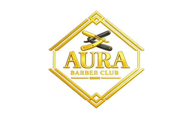 Aura Barber Club logo